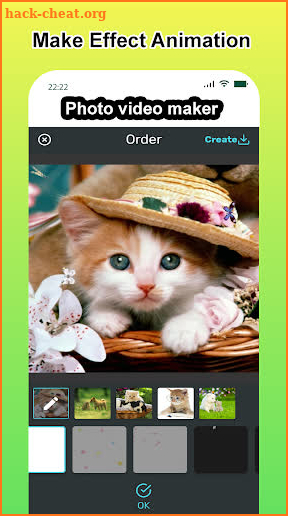 Photo video maker with music, effects for pictures screenshot