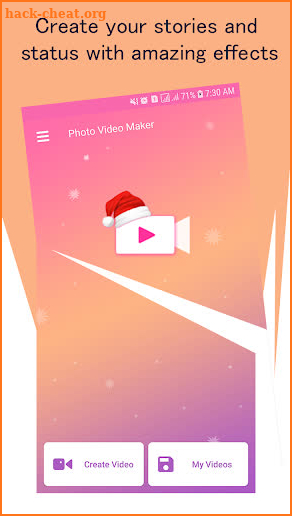 Photo Video maker with music | Photo Slide Show screenshot