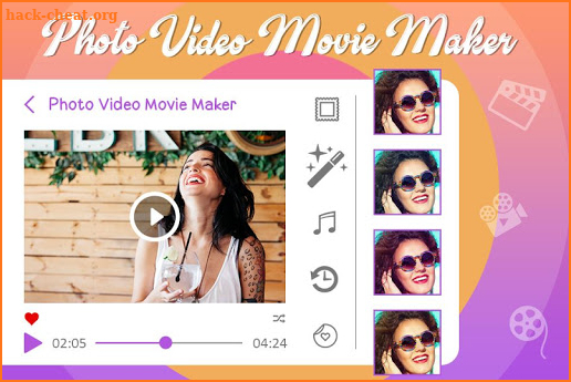 Photo Video Movie Slideshow Maker with Music screenshot