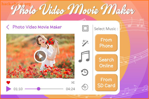 Photo Video Movie Slideshow Maker with Music screenshot