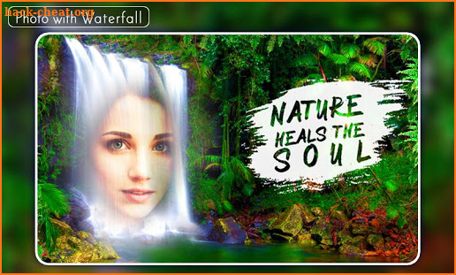 Photo with Waterfall – Nature Photo Editor screenshot