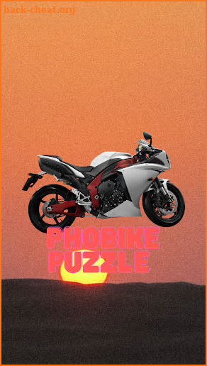 Photobiker puzzle screenshot