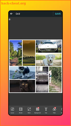PhotoGrid Guide Photo maker screenshot