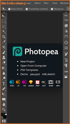 Photopea - Free Photo Editor screenshot