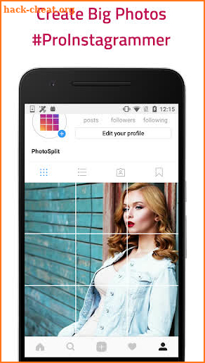 PhotoSplit - Photo Grid Maker for Instagram screenshot