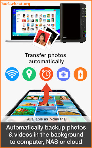 PhotoSync – transfer and backup photos & videos screenshot