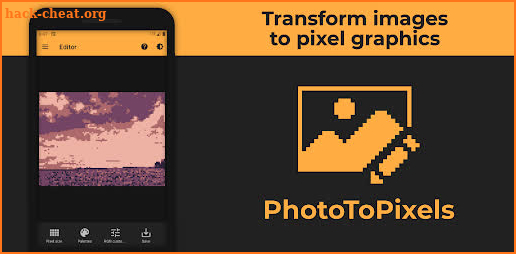 PhotoToPixels (Convert Photo To Pixel Art) screenshot
