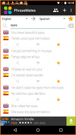 PhraseMates Translator, Language Chat, Phrasebook screenshot