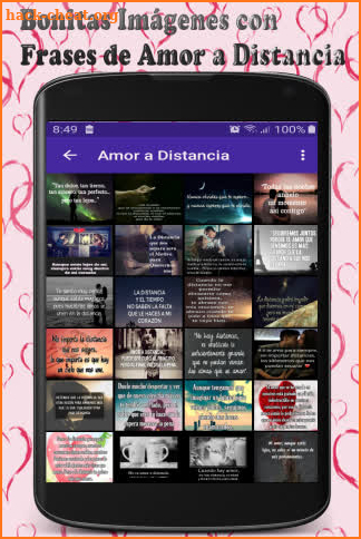 phrases for a distance love free poems screenshot