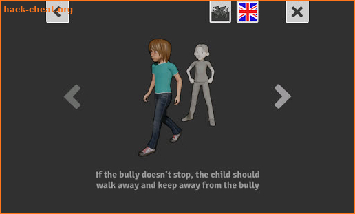 Physical bullying screenshot