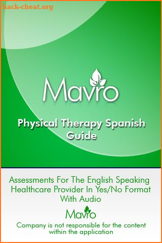 Physical Therapy Spanish screenshot