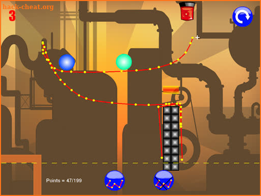 Physics Draw Line Ball Puzzles Brain On Pro screenshot