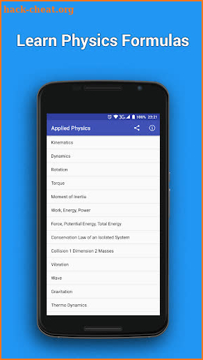 Physics Formulas screenshot