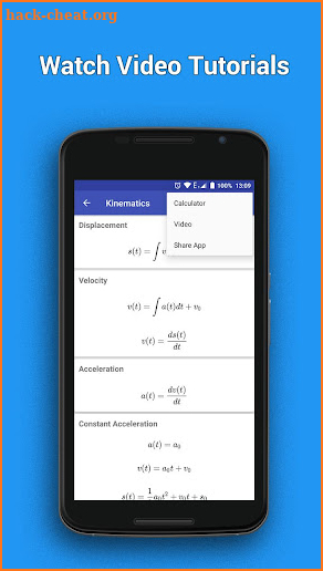 Physics Formulas screenshot