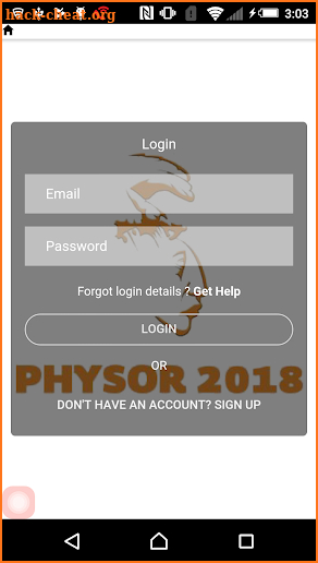 PHYSOR screenshot