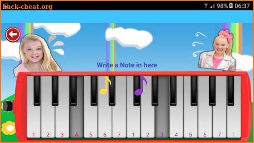 Pianika Jojo Siwa - Jojo Siwa's Mini Piano screenshot