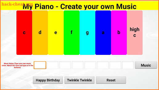 Piano screenshot