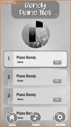 Piano Bendy Tiles screenshot