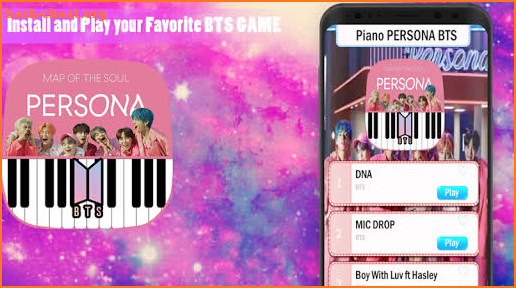 Piano BTS Game - Boy With Luv screenshot