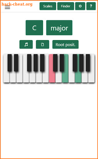 Piano Chords & Scales screenshot