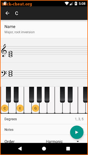 Piano Chords and Scales Pro screenshot