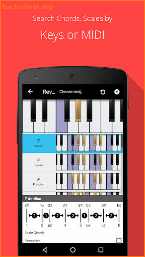 Piano Chords, Scales, Progression Companion PRO screenshot