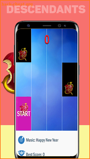 piano Descendant tiles game screenshot