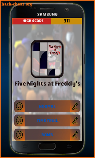 Piano Five Nights at Freddy's Song Game screenshot