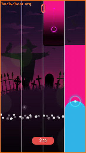 Piano for Five Horror Tiles Game screenshot