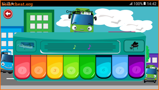 Piano For Kids Bus Tayo screenshot