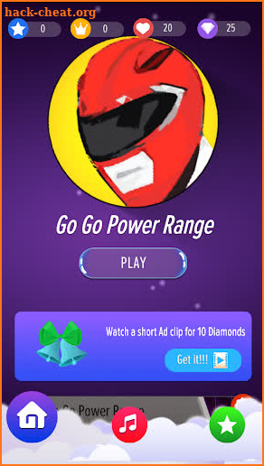 Piano for Power Morphin Rang : Mighty Charge screenshot
