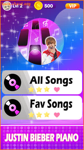 Piano Game Justin Bieber screenshot