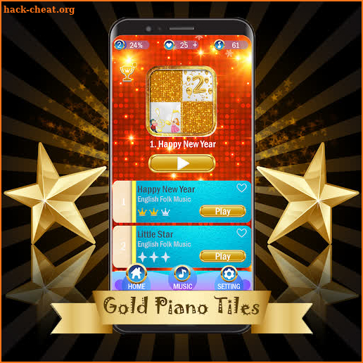 Piano Gold  Tiles 2 – Master Music Game 2019 screenshot