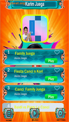 Piano Karim Juega Tiles Games screenshot