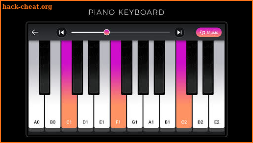 Piano Keyboard screenshot