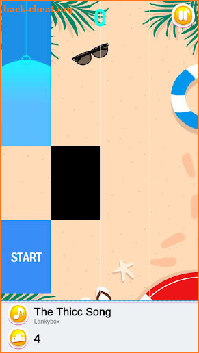 Piano Lankybox Tiles Game screenshot