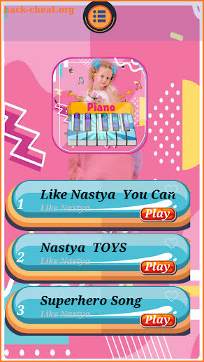 Piano - Like Nastya Game screenshot