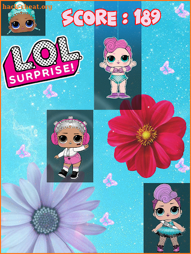 Piano LoL Surprise Pink Tiles Eggs & Pop Dolls screenshot