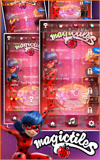 Piano Miraculous Ladybug screenshot