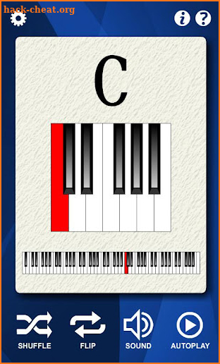 Piano Notes Flash Cards screenshot