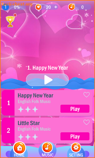 Piano Pink Tile 2019 screenshot