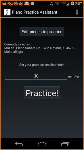 Piano Practice Assistant screenshot
