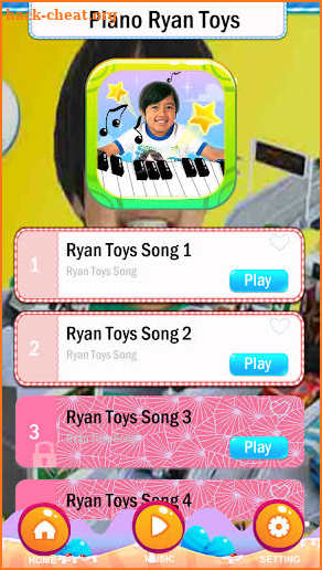 Piano Ryan Toys Tiles Game screenshot