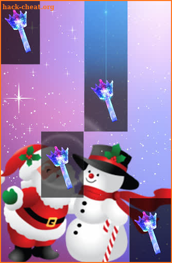 Piano Santa Tiles : Snow Animated Holidays Songs screenshot