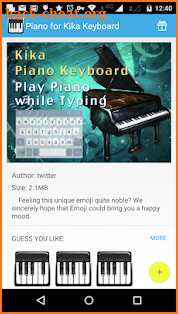 Piano Sound for Kika keyboard screenshot