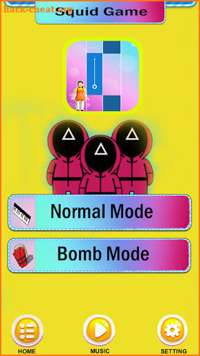 Piano Squid Game Tiles screenshot