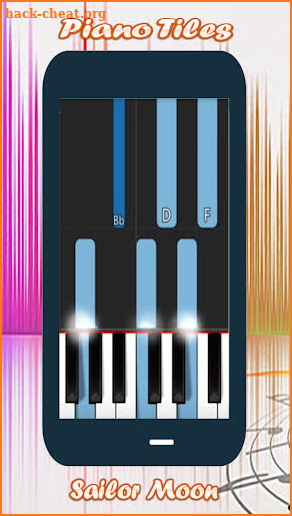 Piano Tap Sailor Moon screenshot