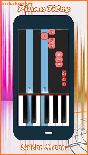 Piano Tap Sailor Moon screenshot