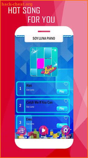 Piano Tap - Soy Luna Game screenshot