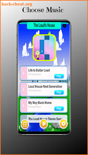 Piano The Loud's House Games screenshot